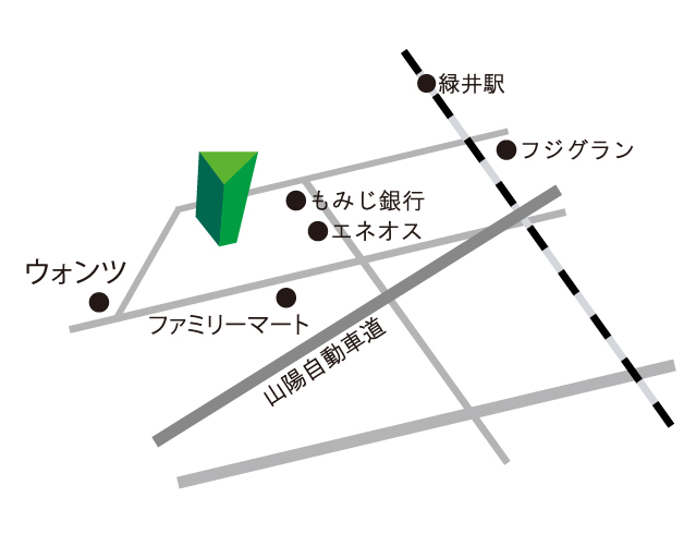 緑井の地図